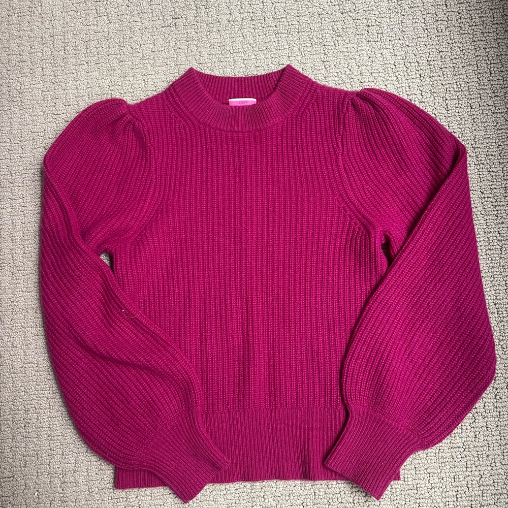 J. Crew Cashmere Crewneck Sweater - Picture 2 of 3